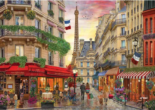 Miniatura 9 de Anatolian Puzzle - Café des Paris, Rompecabezas de 1000 piezas, 1134