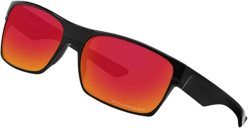 Miniatura 2 de BroLizard - Lente polarizada para gafas de sol Oakley TwoFace OO9189, rojo