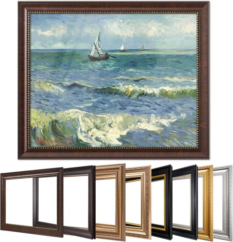 Miniatura 75 de DECORARTS - Serie de pinturas enmarcadas de Vincent Van Gogh (favoritos) – impresión giclée de arte en lienzo.