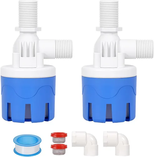 Válvula automática de control de nivel de agua de entrada superior de 1/2 "válvula de flotador de agua automática para tanque de agua ganado agua