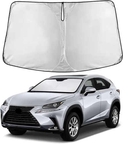 Miniatura 73 de EcoNour Parasol para parabrisas compatible con Hyundai Tucson 2016-2019 2020 2021, visera solar para parabrisas delantero y ventana, bloqueador