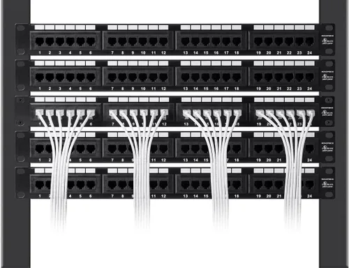 Miniatura 6 de Monoprice Cable de conexión Ethernet Cat6, sin enganches, trenzado, 550 MHz, UTP, clasificación CMR, 28 AWG, 1 pie, gris, serie SlimRun