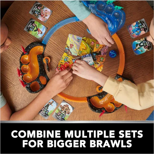 Miniatura 6 de Set de Entrenamiento Bakugan con Titanium Dragonoid, Temática del Clan Dragón, Figura de Acción Personalizable, Tarjetas Comerciales y Set de Juego