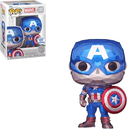 Miniatura 3 de Funko Pop! Marvel: Capitán América *Tienda Faceted Exclusiva