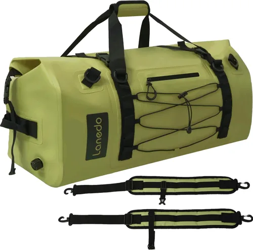 80L Dry Bag Large Waterproof Bag Roll-Top Heavy Duty Fishing Duffel Bag with Durable Straps & Handles for Kayaking Paddle boarding Boating Rafting