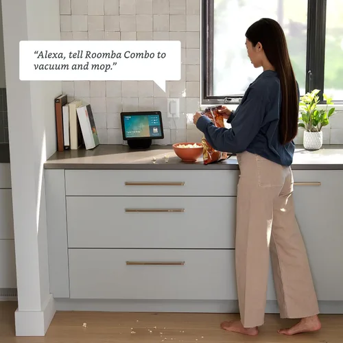 Miniatura 8 de iRobot Roomba Combo i3+ (3574) Robot aspirador y trapeador – Auto-vaciado hasta 60 días, limpieza por habitación con mapeo inteligente, cepillos