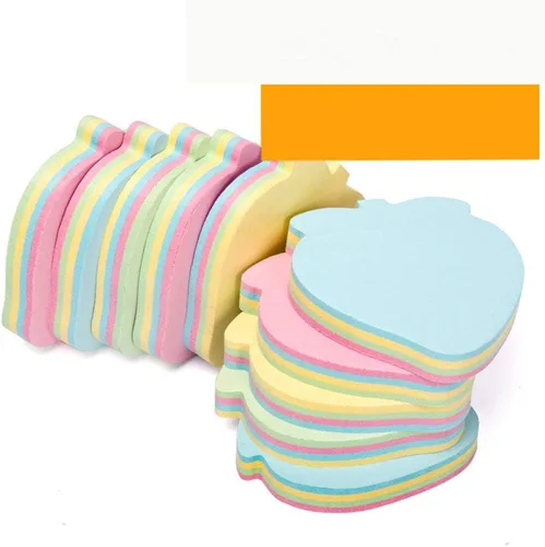 Miniatura 8 de ZCHING Notas Adhesivas Autoadhesivas, 100 Hojas/Bloc, 10 Blocs/Paquete en Caja, Fácil de Pegar para Escuela, Negocios, Familia, Excelentes Flower