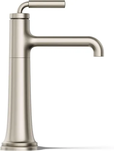 Miniatura 8 de Kohler 26437-4-BN Tone - Grifo alto para lavabo de baño con un solo mango, 1.2 gpm, níquel cepillado vibrante