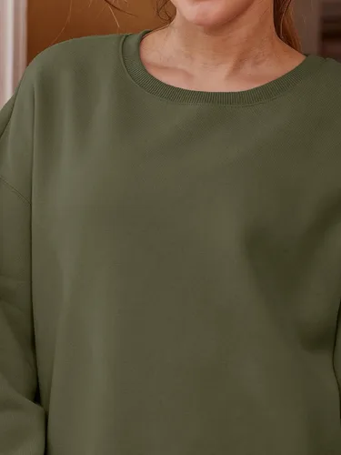 Miniatura 4 de EFAN Sudaderas de manga larga para mujer, cuello redondo, sudadera casual para otoño 2023