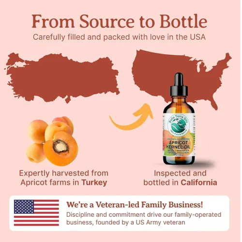 Miniatura 7 de Bella Terra Oils - Aceite de semilla de albaricoque orgánico 8 onzas - Abraza la riqueza de los granos de albaricoque orgánico amargo, enriquecido