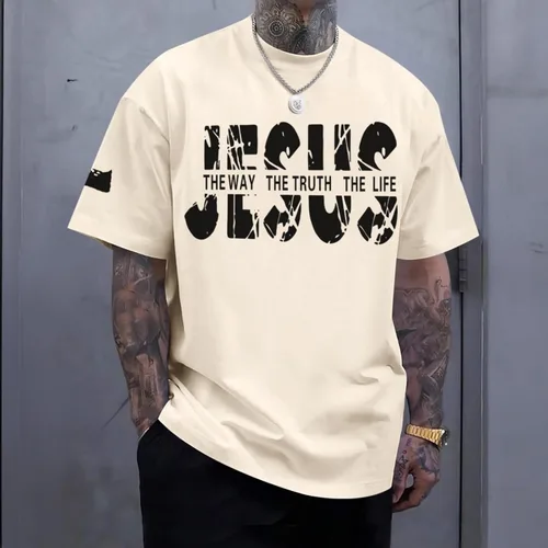 Miniatura 5 de Camisas de fe cristiana de Jesús para hombres, con versículo bíblico religioso, cruz religiosa, camiseta inspiradora, camisetas gráficas de gran