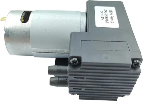 Miniatura 2 de Bomba de aire de vacío 555 DC12V 10L/M -80KPa Bomba de diafragma de succión de presión negativa Inflador grande