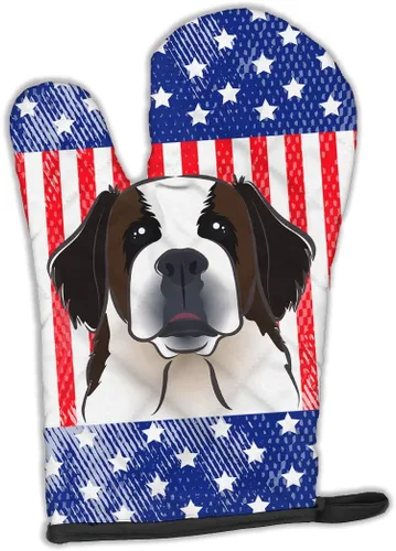 Miniatura 186 de Caroline's Treasures BB4020OVMT Dog House Collection Border Collie - Guante de horno grueso resistente al calor para sartenes calientes y horno