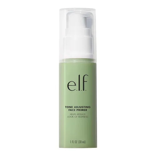 Miniatura 9 de e.l.f. Base facial ajustadora de tono, base de maquillaje para neutralizar tonos de piel desiguales y enrojecimiento, fija el maquillaje para que