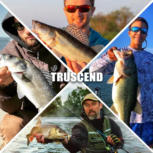 Miniatura 6 de TRUSCEND Cebos Giratorios de Pesca Swim o Jig para Agua Dulce y Salada, Señuelos de Pesca Rooster Tail para Trucha Lubina Lucioperca Crappie Salmón