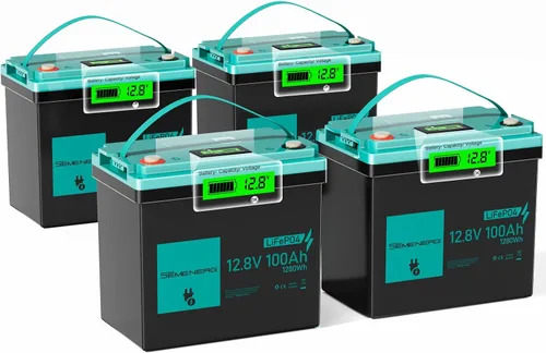 Miniatura 13 de Batería de litio de 12 V 6 Ah, más de 3000 ciclos LiFePO4 BMS integrado de 10 A, ciclo profundo de 6 Ah, ideal para suministro de iluminación