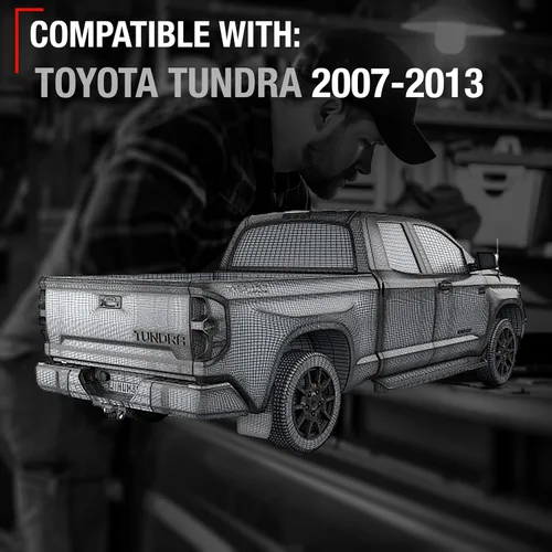 Miniatura 4 de Reemplazo del montaje de la manija del portón trasero, metal mejorado, compatible con Toyota Tundra 2007-2013, mango de pestillo de puerta