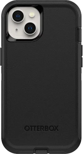 Miniatura 3 de OtterBox Funda para iPhone 13 (solamente) Defender Series, color negro, resistente y duradero, con protección de puerto, incluye soporte de clip
