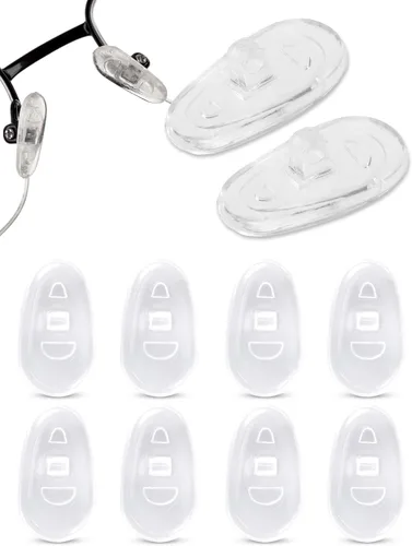 Miniatura 8 de SPORTS WORLD VISION Almohadillas para la nariz para gafas, almohadillas de nariz de silicona suave en forma de A de alta calidad para gafas 2 pairs