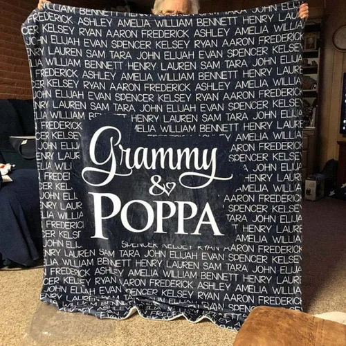Miniatura 6 de Manta personalizada con nombre para bebés y adultos, manta personalizada con nombre para el día de la madre, el mejor regalo para mamá, papá, Abuela