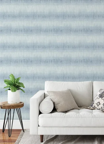 Miniatura 3 de WallPops! Papel pintado azul de Santuario para despegar y pegar