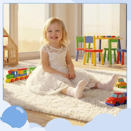 Miniatura 6 de 5 pares de calcetines de bebé tontos, calcetines 3D lindos animales para niños con agarres, divertidos calcetines locos regalos para baby showers