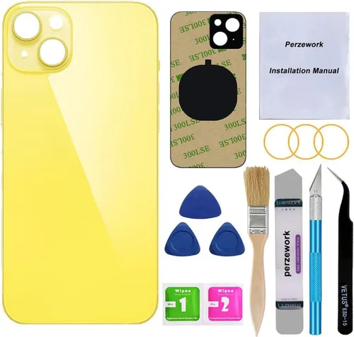 Miniatura 40 de Reemplazo de cristal trasero para iPhone 15Pro Max con herramientas Repir Big Hole OEM Rear Cover Glass Pre-Installed Internal Parts Easier