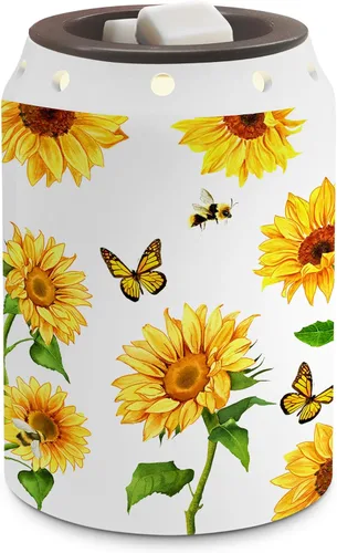 Miniatura 9 de Calentador de cera de primavera de verano de mariposa, decoraciones de mariposa de granja, regalos de inauguración de la casa para mujeres