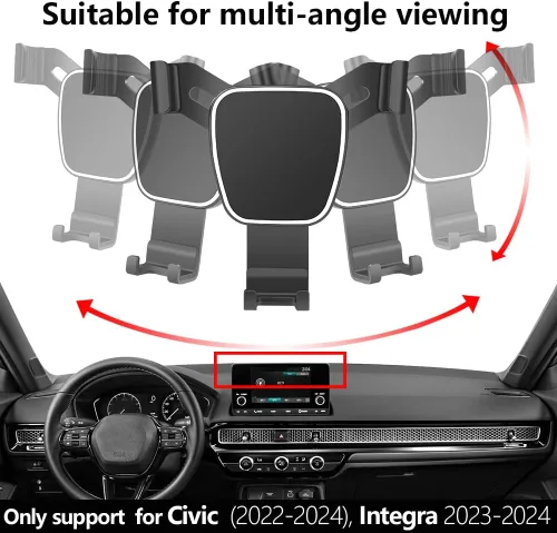 Miniatura 5 de Soporte de teléfono de coche para Honda Civic 2022 2023 2024 2025 2026, Acura Integra 2023 2024 2025 2026, accesorios de automóvil, soporte