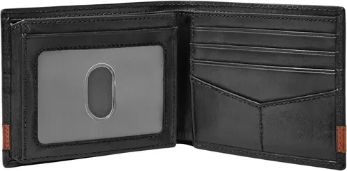 Miniatura 24 de Fossil Billetera plegable de cuero para hombre con ventana de identificación abatible para hombres