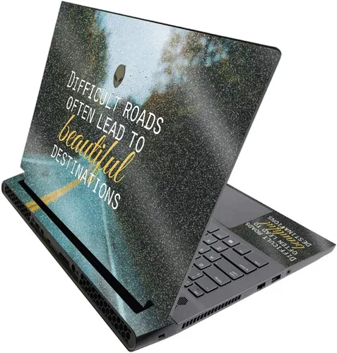 Miniatura 586 de MightySkins - Skin brillante con purpurina para Alienware M17 R3 (2020) y M17 R4 (2021) - Diversión de los años 90 Acabado duradero con purpurina