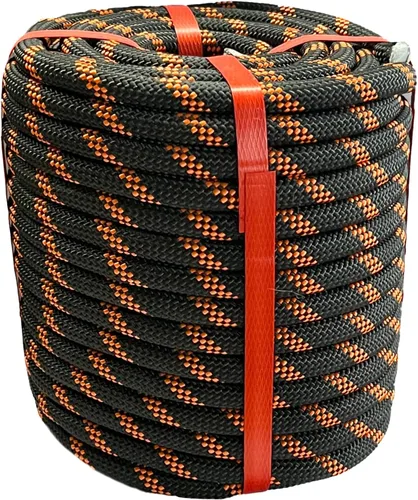 Miniatura 17 de Cuerda de Aparejo para Arborista Cuerda de Toro (1/2 pulgada x 150 pies) Cuerda de Arborista Trenzada de Poliéster de 48 Hebras para Diversas