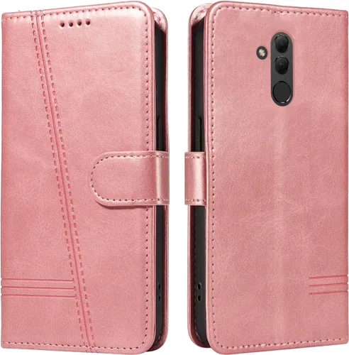 Miniatura 136 de Funda con tapa para Huawei Nova Lite 3, protección de 360 grados, a prueba de golpes, de piel sintética, con función atril y 3 ranuras