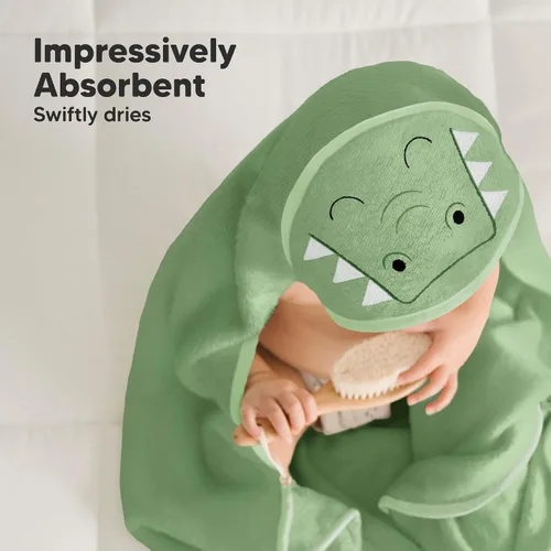Miniatura 5 de KeaBabies Toalla de bebé con capucha para recién nacido, viscosa derivada de bambú, toallas de baño grandes con capucha para niños, niñas, niños