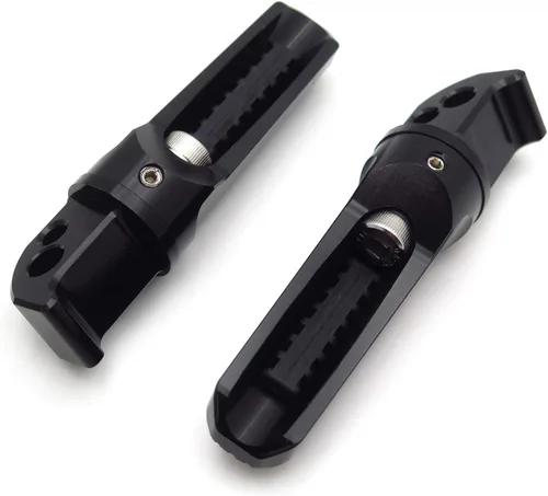 Miniatura 5 de Estriberas ajustables CNC Reposapiés Compatible con YZF TMAX XMAX N-MAX FZ1/FZ6 XJR1300/1200 MT03/MT07/MT09/MT10 [P/N: GZSP-SP-011-Y2]