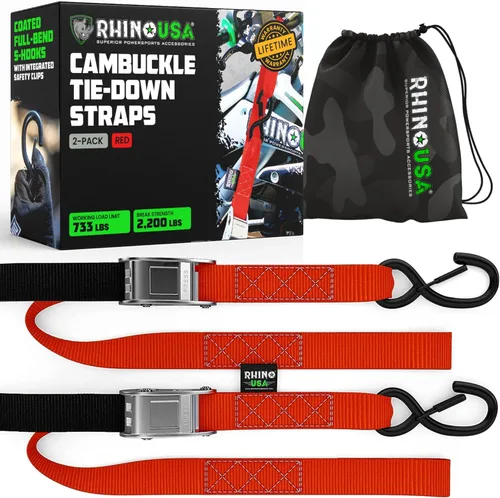 Miniatura 8 de Rhino USA Cambuckle - Correas de amarre para motocicleta
