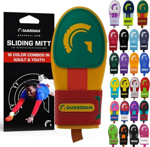 Miniatura 24 de Guante deslizante Guardian Baseball - Tallas para jóvenes y adultos - Guante deslizante para béisbol - Correa de compresión elástica