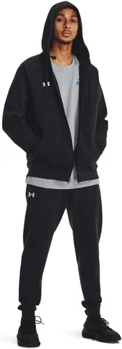 Miniatura 3 de Under Armour Rival - Sudadera de vellón para hombre, con capucha y cierre con cremallera completa