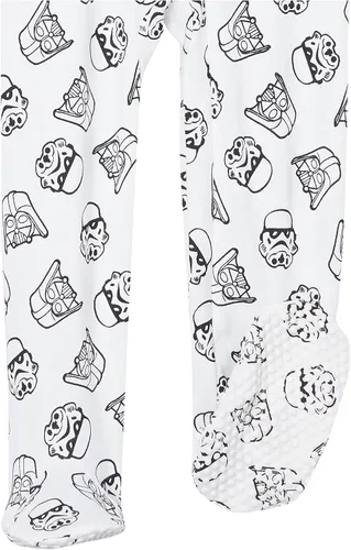 Miniatura 5 de Tienda Essentials Disney L Marvel L Star Wars - Pijama unisex para niños pequeños y bebés con pies de algodón paquete múltiple