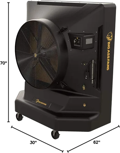 Miniatura 10 de Big Ass Fans - Enfriador evaporativo portátil Cool-Space (Cool-Space 400), ventilador de 36 pulgadas de diámetro, uso en interiores o exteriores
