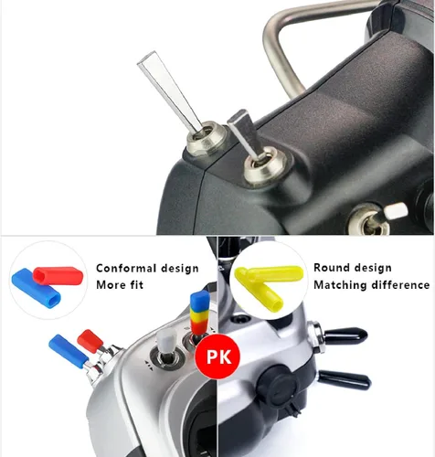 Miniatura 4 de Cubierta antideslizante para interruptor de transmisor RC compatible con Radiomaster TX16S FrSky Taranis X9D QX7 Flysky Spektrum Futaba JR Jumper