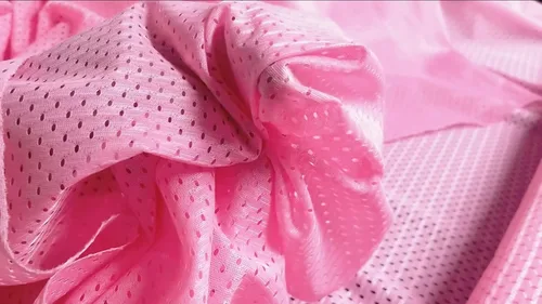 Miniatura 5 de Pico Textiles 1 yarda - Tela de malla de poliéster rosa bebé - Vendido por The Yard - Variedad de colores - Tela de malla atlética duradera, ideal
