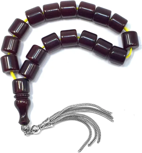 Cuentas de oración grandes relajantes para aliviar el estrés, cuentas de preocupación, EFE Tesbih, Maskot Tesbih, Tasbih, Rosario ((0.512 x 0.512 in