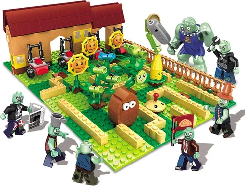 Miniatura 8 de JHESAO Juego de 7 figuras de acción de plantas y zombis, figuras de acción Zombies PVZ, serie 1, 2, grandes regalos para niños y fanáticos