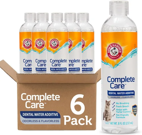 Miniatura 12 de Arm & Hammer Complete Care - Aditivo de agua dental para gatos, ambientador de aliento de gato y control del sarro, no requiere cepillado, fórmula