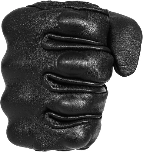 Miniatura 5 de Guantes de motocicleta de piel de cabra de dedo completo con pantalla táctil, para hombre y mujer, sin perforaciones, tallas S, M, L, XL y XXL