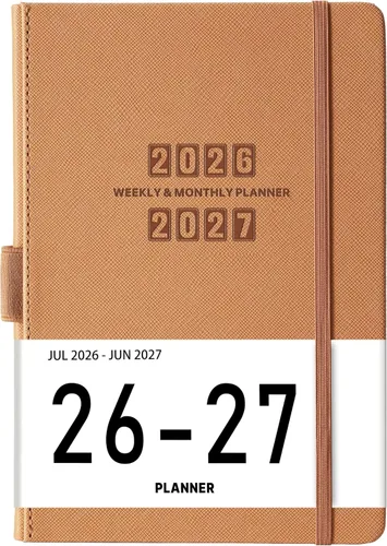 Miniatura 14 de Artfan Agenda 2026 – Agenda 2026 semanal y mensual, enero 2026 a diciembre de 2026, 2026, planificadores de cuero, 5.75 x 8.25 pulgadas, color verde