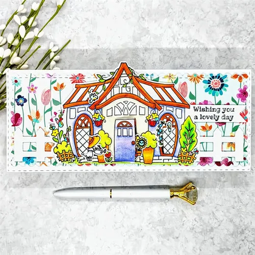 Miniatura 5 de Juego de sellos y troqueles transparentes para hacer tarjetas, plantillas de corte para álbumes de recortes, álbumes de fotos, papel decorativo