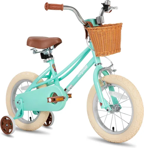 Miniatura 15 de JOYSTAR Fantasy Girls Bike for 2-12 Years Old Toddlers and Kids, 12" 14" 16" 18“ 20" Retro Style Kids Bike with Training Wheels