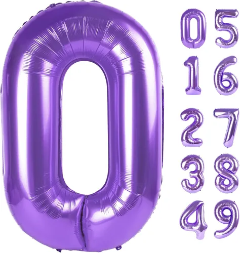 Miniatura 309 de Globo de cumpleaños número 4 dorado de 40 pulgadas, globos gigantes del número cuatro 14 24 34 40 44 2024, globos grandes de lámina de mylar para Oro